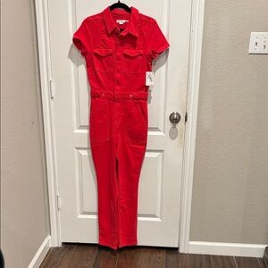 Good American  Red Jumpsuit S